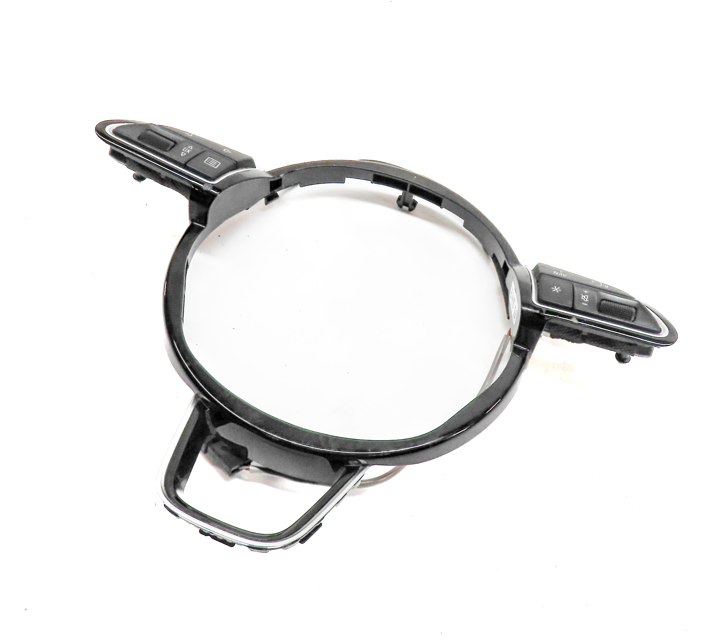 2015 AUDI Q3 (8U) DRIVER STEERING WHEEL OPTION NAVIGATION AUDIO SWITCH SET/2 — exact item pictured